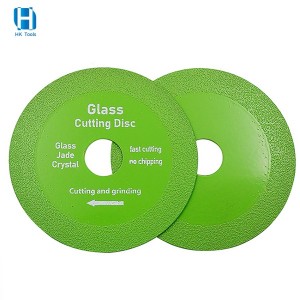 Glass Cutting Disc 100mm Ultra Thin Diamond Saw Blade For Glass Ceramic Jade Cutting