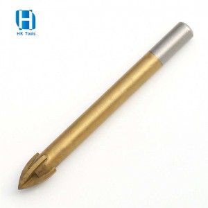 China Best Supplier Cross Tip Glass Drill Bit Set for Cutting Ceramic Porcelain Tile