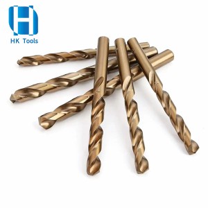 Gran oferta, broca helicoidal profesional M35 de cobalto, vástago recto para perforación de metal