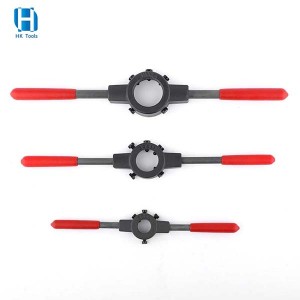 Adjustable Die Holder Metric Round Die Stock Handle Wrench For Die Cutting Threading Tools