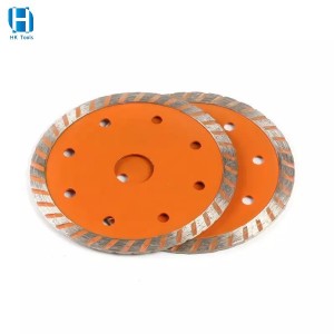 Customizable Size Diamond Turbo Saw Blade for Ceramic Marble Cutting