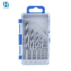 Carbon Steel 5PCS Woodworking Brad Point Drill Bit Set Edge Ground For Plywood