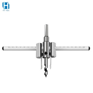 DIY Ajustable Alloy Aircraft Hole Saw Woodworking Hole Opener For Plasterboard Downlight