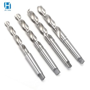 Fully Ground HSS M2 Morse Taper Shank Drill Bit For Stainless Steel Metal