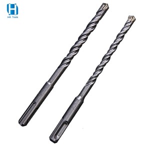 SDS Plus Hammer Drill Bit Cross Tips Carbide 4 Flutes For Conrete