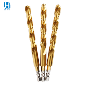 Factory Supply HSS Quick Change Hex Shank 6.35MM Twist Drill Bit DIN338 For Metal Drilling