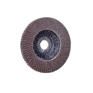 Calcined Aluminium Oxide Flap Disc With Fiberglass Backing Pad 115mm Abrasives Tools