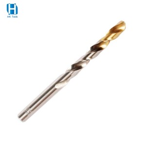 Manufacturer DIN338 HSS Twist Drill Bit TiN-Tipped Coated With Factory Price For Metal Drilling