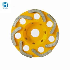 Hot Sale L Shape Diamond Grinding Cup Wheels for Concrete and other construction materials