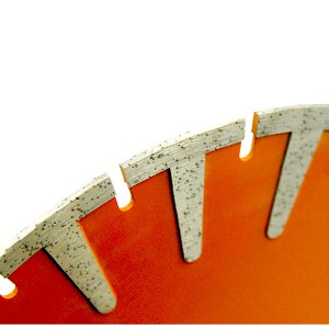 230mm T Shape Segmented Diamond Saw Blade Dry Cutting Disc for Fast Cutting Granite Marble