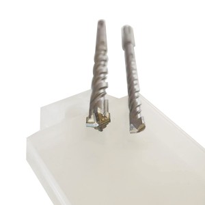 5PCS Plactic Box Drill Bit Set SDS Plus Hammer Drill Bit Cemented Carbide