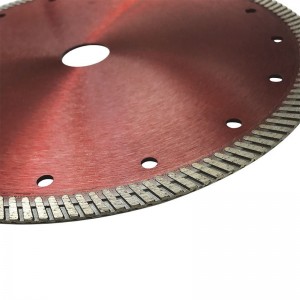 Hot Pressed Sintered Fine Turbo Rim Diamond Saw Blade 105-350mm For Tiles