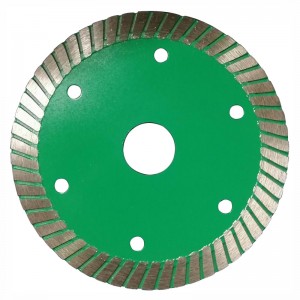 Factory Wholesale Sintered 105-230mm Turbo Diamond Cutting Disc Saw Blades For Ceramic Granite Marble Tile