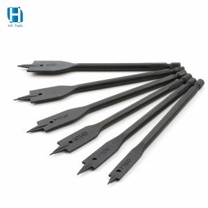 13pcs 6-25mm Long High-carbon Steel Woodworking Hex Shank Wood Flat Spade Drilling Bit