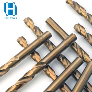 Best quality HSS M42(Co8%) straight shank twist drill bits for metal stainless steel drilling