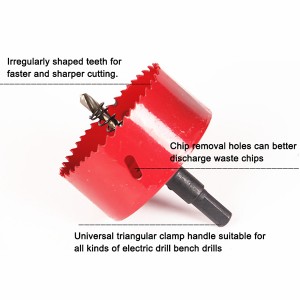 M42 Bi-metal Hole Saw HSS Hole Cutter With Arbor For Wood And Metal
