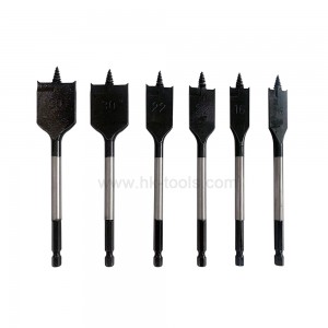 30mm 1/4” Hex Shank Self-Feed Wood Spade Drill Bit Flat Drill Bit with Screw Tip for Fast Wood Boring