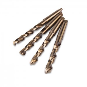 Factory High Quality DIN345 M35 HSS Co Morse Taper Shank Twist Drill Bit For Metal Drilling