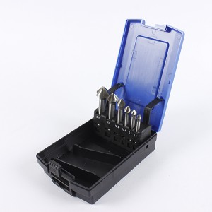 3 Flute 90 Degree HSS Countersink Drill Bits Set 6Pcs For Woodworking