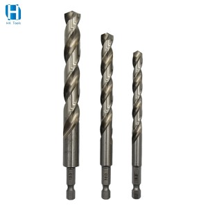 Wholesale Hexagonal Shank HSS M35 Twist Drill Bit For Stainless Steel