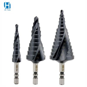 M35 Spiral Flute Step Drill Bits With TiAIN Coated For Stainless Steel Drilling
