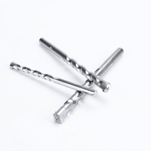 Round Shank Hammer Masonry Drill Bit Zinc-Coated U Flutes For Concrete Brick Masonry