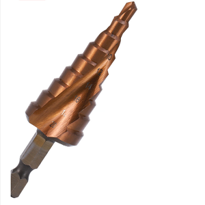 M35 Hex shank Cobalt plating pagoda Metal Cobalt Spiral Groove Step Drill Bit Hss Drill Bit