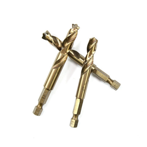 2.0-10.0mm HSS M35 Cobalt Containing Stub Twist Drill Bit Hex Shank For Metal