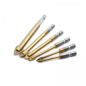Straight shank spear tip glass drill bit is a specialized tool used for drilling holes in glass,tile,Ceramic.