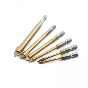 Straight shank spear tip glass drill bit is a specialized tool used for drilling holes in glass,tile,Ceramic.