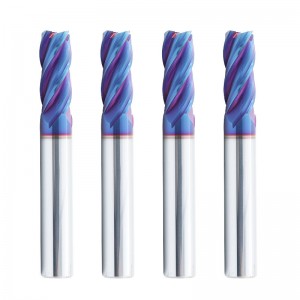 Wholesale cheap high quality new HRC65 4 flute tungsten carbide end mill for stainless steel