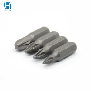 25mm CR-V Pozidriv Insert Screwdriver Bits PZ0-PZ4 With Hex Shank Power Screwdriver Accessories