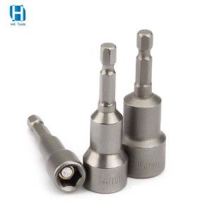 Factory 6-15mm 1/4 Inch Hex Impact Magnetic Nutsetter Screwdriver Socket Driver Bit Set Nut Setter For Drill or Cordless Screwdriver