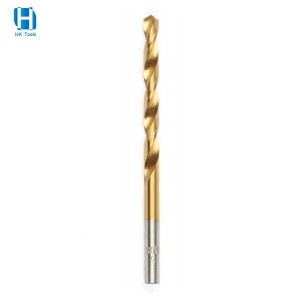 HSS4241 Titanium Coated Twist Drill Bit Rolled 1-20mm For Metal Wood Drilling