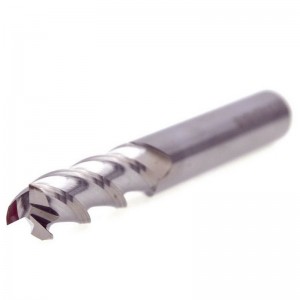 HRC55 Carbide 3 Flute Long Length End Mills for Aluminum