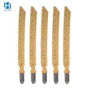 100mm Brazed Diamond Jig Saw Blades For Tile Ceramic Brick Granite Marble