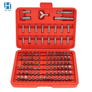 100PCS 25mm 1/4 Inch Hex Shank Insert Screwdriver Bit Set in Plastic Box