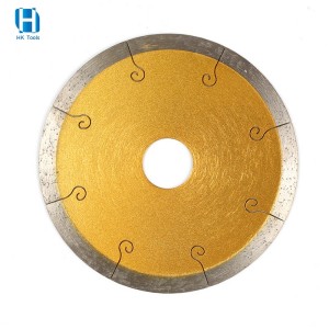 Professional Manufacturer Continous Rim Diamond Saw Blade For Tile Ceramic Wet Cutting