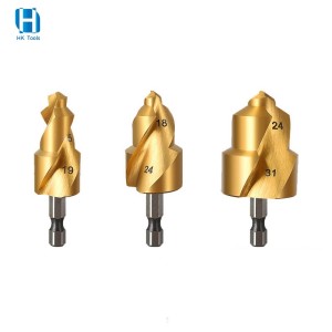 3PCS PPR Lifting Drill Bit Spiral Flute Stepped Drill 20 25 32 Reamer For 1/2” 3/4” 1” Hot Melt Water Pipe Hole Opener