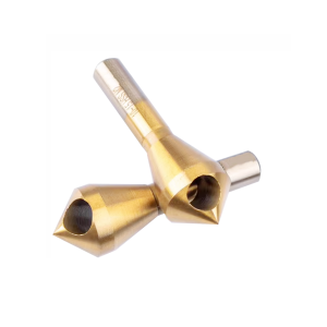 Countersink Drill Bit Set Chamfer Deburring Tool with 90 Degree Center Countersink Bit for Wood