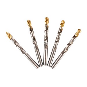 Manufacturer DIN338 HSS Twist Drill Bit TiN-Tipped Coated With Factory Price For Metal Drilling