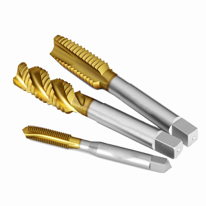 Machine Taps Spiral Pointed with TiN Coated CNC machine taps for threading stainless steel