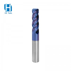 55HRC Solid Carbide 2 flute Corner Radius End Mills