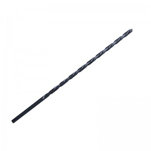 HSS6542 Extra Long Twist Drill Bit DIN 1869 Black For Metal