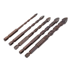 4-12MM Cross Hex Shank Tile Drill Bits For Glass Ceramic Concrete Hole Opener