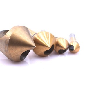 90 Degree Countersink Drill Bit 4PCS Deburring External Chamfer Tool For Wood