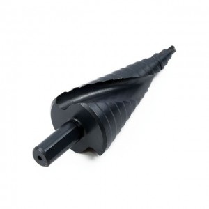 1PCS 4-32MM HSS Spiral Groove Step Drill Bit Titanium Nitride
