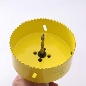 M42 HSS Bi-metal Hole Saw With Arbor 4-3/8″ 111mm For Wood Plastic