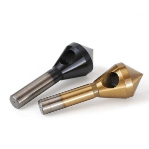 HSS Cobalt Countersink Drill Bit 90 Degree With Round Shank For Hole Chamfering