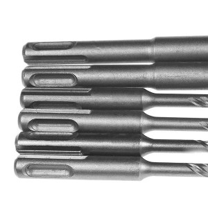 YG8 SDS Plus Hammer Drill Bit Cross Tips 4 Flute For Concrete Masonry